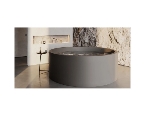 Ванна из литьевого мрамора Salini S-Sense Isola 101111MF 200x200 см, отдельностоящая, покраска по RAL матовый полностью