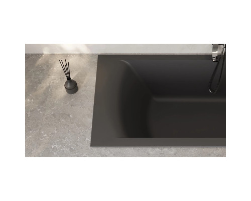 Ванна из литьевого мрамора Salini S-Sense Cascata 104113GF 169,8x75 см, покраска по RAL глянец полностью