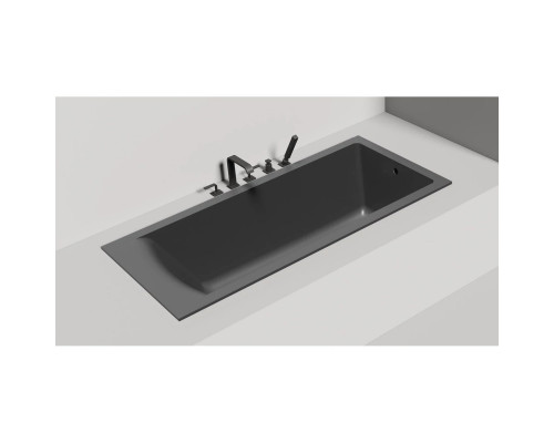 Ванна из литьевого мрамора Salini S-Sense Cascata 104113MF 169,8x75 см, покраска по RAL матовый полностью