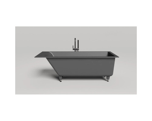 Ванна из литьевого мрамора Salini S-Stone Cascata 104123MF 169,8x75 см, покраска по RAL матовый полностью