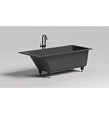 Ванна из литьевого мрамора 169,8x75 см Salini S-Sense Cascata Kit, покраска по RAL полностью 104313GRF