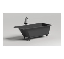 Ванна из литьевого мрамора 169,8x75 см Salini S-Stone Cascata Kit, покраска по RAL полностью 104323MRF