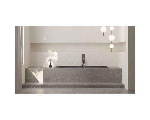 Ванна из литьевого мрамора Salini S-Sense Cascata 104213MF 180x80 см, покраска по RAL матовый полностью