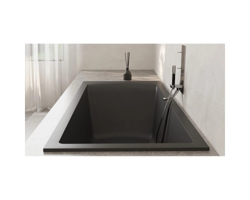 Ванна из литьевого мрамора Salini S-Sense Cascata Kit 104513GF 180x80 см, покраска по RAL глянец полностью