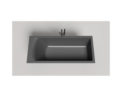 Ванна из литьевого мрамора Salini S-Sense Cascata Kit 10453MF 180x80 см, покраска по RAL матовый полностью