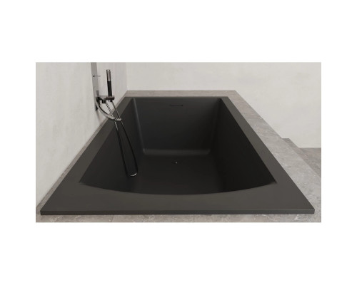 Ванна из литьевого мрамора Salini S-Stone Cascata Kit 104523MF 180x80 см, покраска по RAL матовый полностью