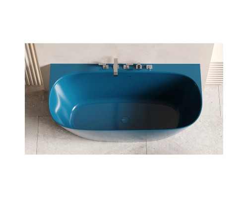 Ванна из литьевого мрамора Salini S-Stone Sofia Wall 102527MF 160x80 см, покраска по RAL матовый полностью