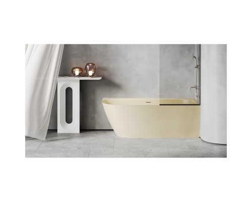 Ванна из литьевого мрамора Salini S-Stone Sofia Corner 102524MF 170x85 см R, покраска по RAL матовый полностью