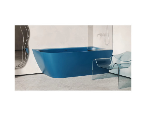 Ванна из литьевого мрамора Salini S-Stone Sofia Corner 102524MF 170x85 см R, покраска по RAL матовый полностью