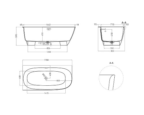 Santeh-Crystal.ru: Ванна из литьевого мрамора 170x85 см Salini S-Sense Sofia Corner L, покраска по RAL полностью 102515GRF Приобрести Ванна из литьевого мрамора 170x85 см Salini S-Sense Sofia Corner L, покраска по RAL полностью 102515GRF в магазине сантехники Santeh-Crystal.ru
