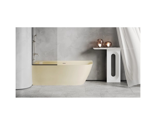 Ванна из литьевого мрамора Salini S-Stone Sofia Corner 102525MF 170x85 см L, покраска по RAL матовый полностью