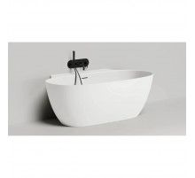 Ванна из литьевого мрамора Salini S-Sense Alda Wall 101915G 170x90 см, белый глянец