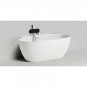 Ванна из литьевого мрамора 170x90 см Salini S-Sense Alda Wall 101915G