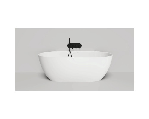 Ванна из литьевого мрамора Salini S-Stone Alda Wall 101925M 170x90 см, белый матовый