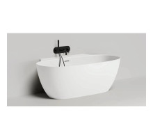 Ванна из литьевого мрамора 170x90 см Salini S-Stone Alda Wall 101925M