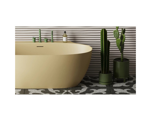 Ванна из литьевого мрамора Salini S-Stone Alda Wall 101925MF 170x90 см, покраска по RAL матовый полностью