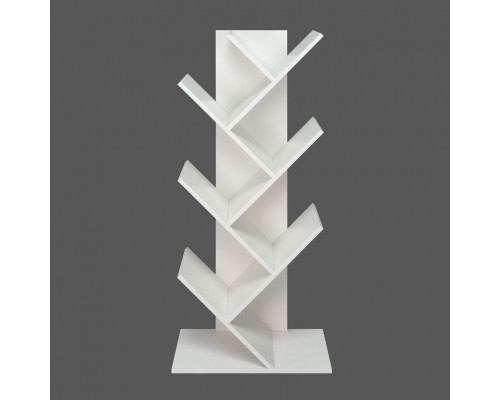 Елочка - Стеллаж белый 6 полок