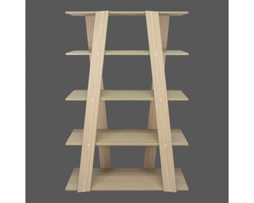 Альфа - стеллаж зебрано бежевый 1000х1500