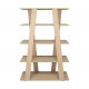 Альфа - стеллаж зебрано бежевый 1000х1500