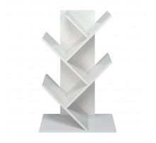 Елочка - Стеллаж белый 4 полки