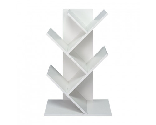 Елочка - Стеллаж белый 4 полки