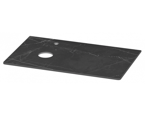 Столешница Керамогранит Apana black - 80 см черный Роял