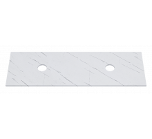 Столешница Виста -150 см ПВХ светлый мрамор (МДФ)