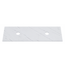 Столешница Виста -150 см ПВХ светлый мрамор (МДФ)