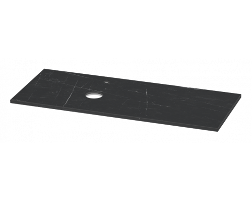 Столешница Керамогранит -120 см черный КАРГО