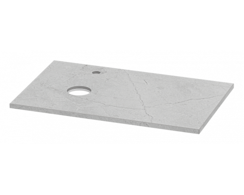 Столешница Керамогранит - 80 см серый КАРГО