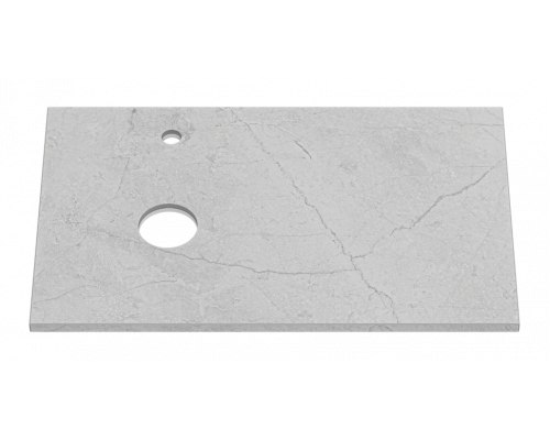 Столешница Керамогранит - 80 см серый КАРГО