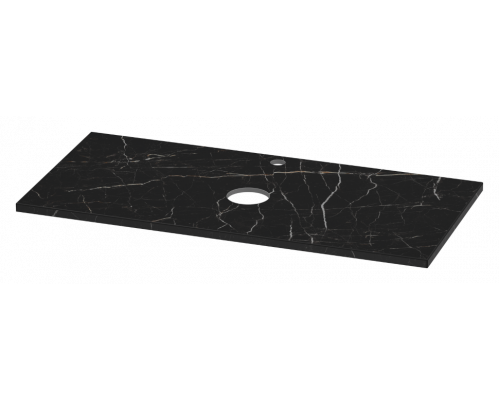 Столешница Керамогранит полирован. "ШАНЕЛЬ" черн. -100 см