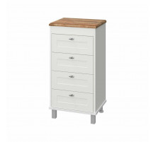 Марта - 50 Комод напольный с 4 ящ. верх ПВХ Ива