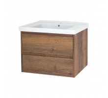 Dallas - 70 Тумба подвесная 2 ящ. ДСП (Дуб Галифакс)