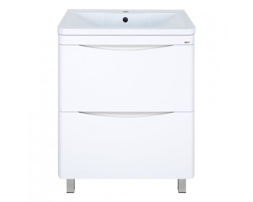 Заказать Атлантик - 80 Тумба напольная  с 2 ящ. закруг. края в магазине сантехники Santeh-Crystal.ru