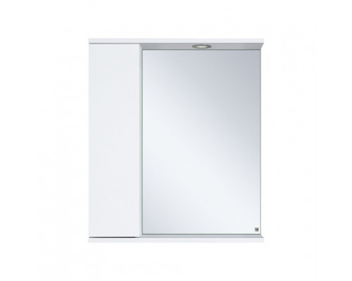 Заказать Лира - 50 Зеркало-шкаф с 1 шкаф. левый белая эмаль в магазине сантехники Santeh-Crystal.ru