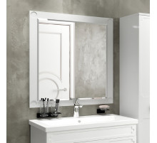 Лейла - 80 Зеркало в раме БЕЛОЕ