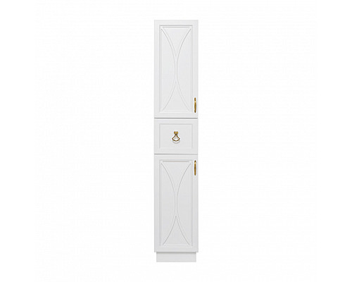 Купить Амбра - 35 Пенал левый белый в магазине сантехники Santeh-Crystal.ru