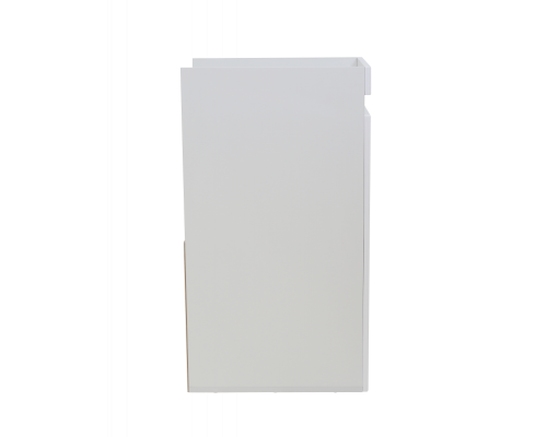 Заказать Фостер - 40 Тумба напольная 2 ящ. под стиральную машину, белая / раковина правая в магазине сантехники Santeh-Crystal.ru