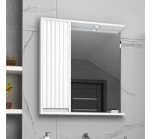 BALATON - 80 Зеркало-шкаф левый, белый