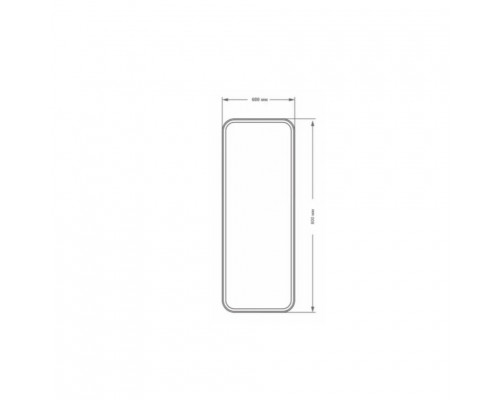 Приобрести MERCURY - Зеркало 600х800 прямоуг. Rettangolo 6 (золото янтарь) нейтр.св. сенсор на зеркале в магазине сантехники Santeh-Crystal.ru