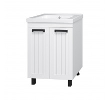 Спарта - 65 Тумба напольная 2 дв. белая / раковина