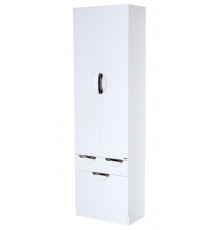 Орхидея - 60 Пенал белая эмаль / Б/К с 2 ящ.