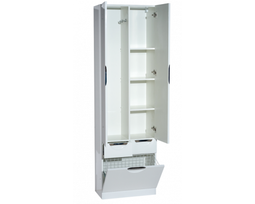 Заказать Орхидея - 60 Пенал белая эмаль / Б/К с 2 ящ. в магазине сантехники Santeh-Crystal.ru