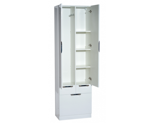 Заказать Орхидея - 60 Пенал белая эмаль / Б/К с 2 ящ. в магазине сантехники Santeh-Crystal.ru