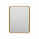 Приобрести MERCURY - Зеркало 600х800 прямоуг. Rettangolo 6 (золото янтарь) нейтр.св. сенсор на зеркале в магазине сантехники Santeh-Crystal.ru