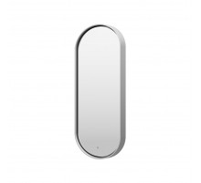 SATURN - Зеркало 500х1150 овальное Drom 1 (платина) нейтр.св. сенсор на зеркале