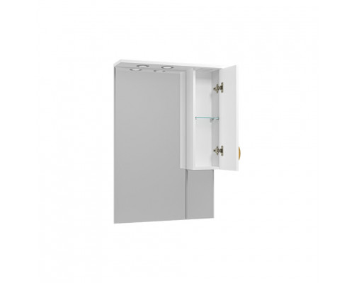 Заказать Амбра - 70 зеркало-шкаф прав. (свет) в магазине сантехники Santeh-Crystal.ru