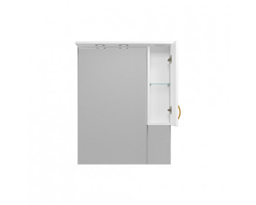 Приобрести Амбра - 80 зеркало-шкаф прав. (свет) в магазине сантехники Santeh-Crystal.ru