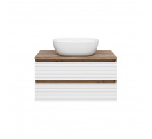 DAKOTA -100 Тумба подвесная 2 ящ. (ДСП (Дуб Гал/ Белый)